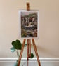 'Secret Waterfall' A3 Art Print of Oil Pastel Painting - Image 5
