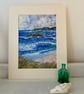 Seascape storm on the horizon original art print - Image 4
