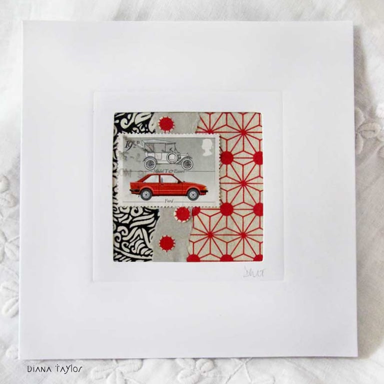 MIXED MEDIA  ART CARD FOR ANY OCCASION