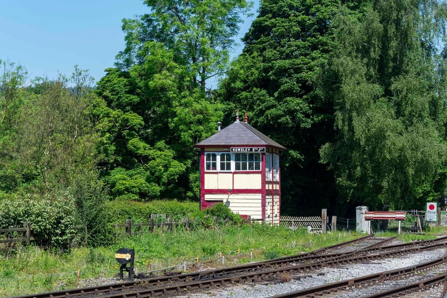 Rowsley South signal box print
