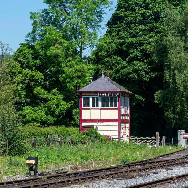Rowsley South signal box print