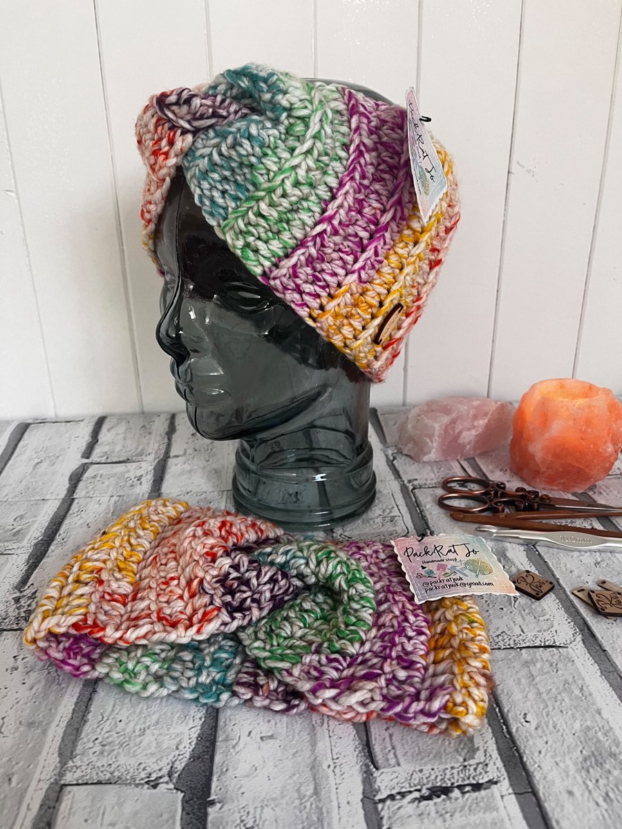 Rainbow Twist Headband