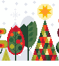 050A - Scandinavian Modern Forest Trees Series - Christmas Holidays - CSPattern - Image 5