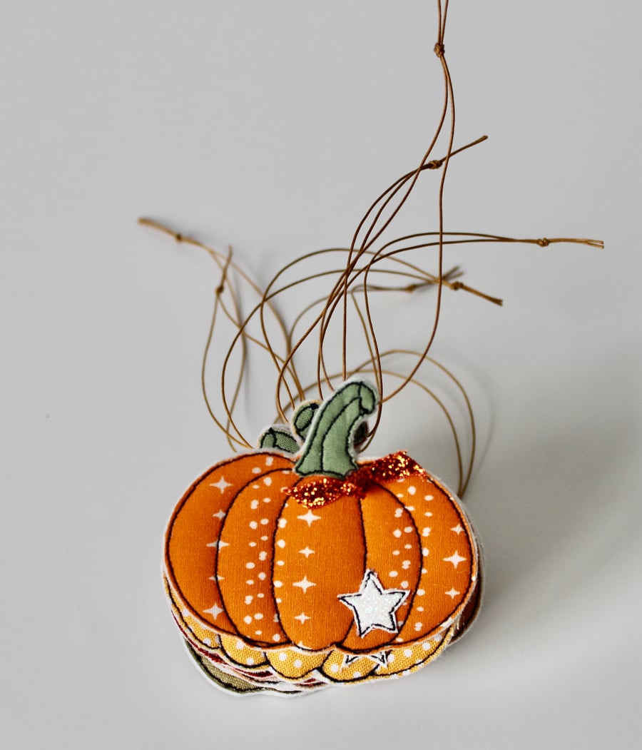 'Pumpkin Collection Number 2' - Hanging Decorations
