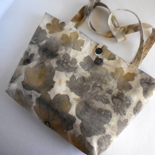 ECO BOTANICAL PRINTED MEDIUM TOTE BAG