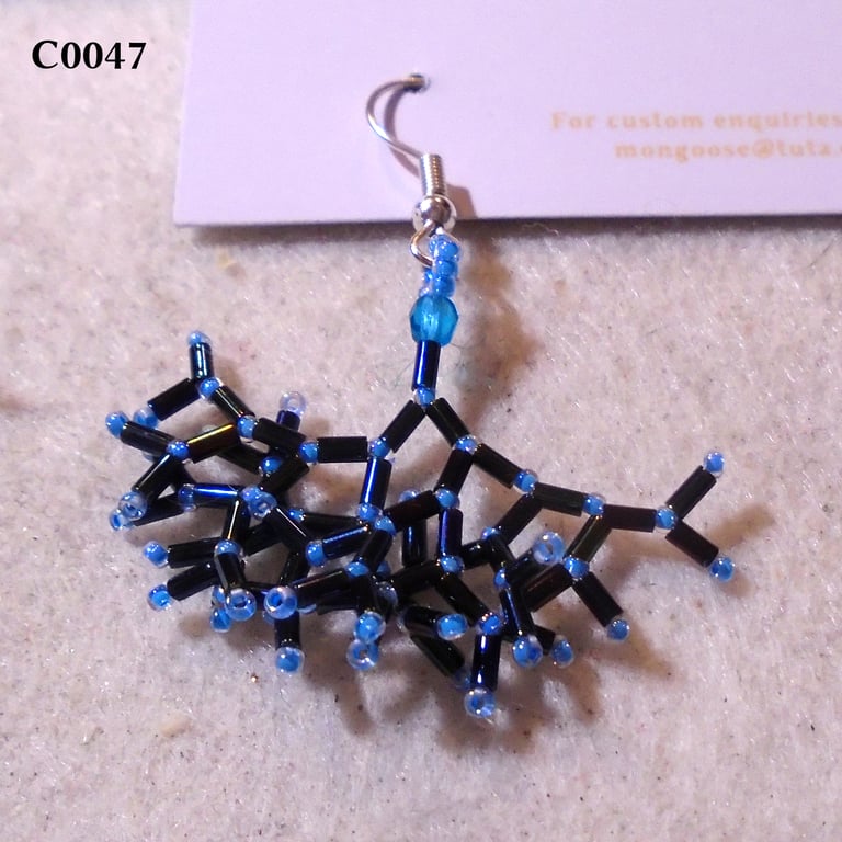 Fractal-style earrings (customisable)