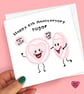 6th anniversary card for Sugar - Image 1