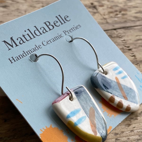 Handmade Ceramic earrings