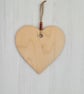 Decoupaged Wooden Hanging Heart 15cm (6 ): Pebbles design - Image 6