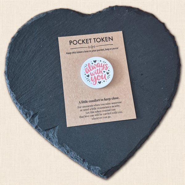 Always With You Pocket Token - Little Comfort Pocket Keepsake