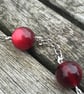 Cherry red bead necklace - Image 3