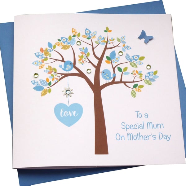 Handmade Personalised Mother's Day Card - Mom,Mum,Mummy,Mammy, Mommy,Mam,Mother 