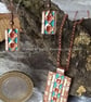 Copper Aztec Style Pendant and Earrings Set - Image 3