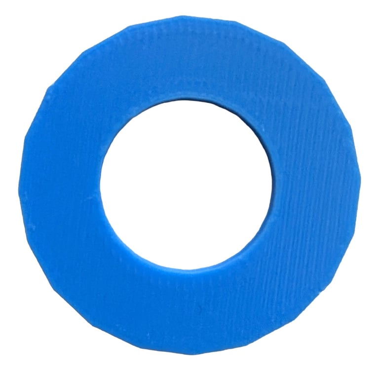 Replacement reinforcement ring for SIP valve (RING ONLY) - azure blue