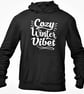 Cozy Winter Vibes - Funny Cute Novelty Christmas Hoodie  Christmas gift - Image 3