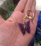 SALE! Metallic Rainbow Hematite Butterfly Gemstone Keyring, or Handbag Charm! - Image 3