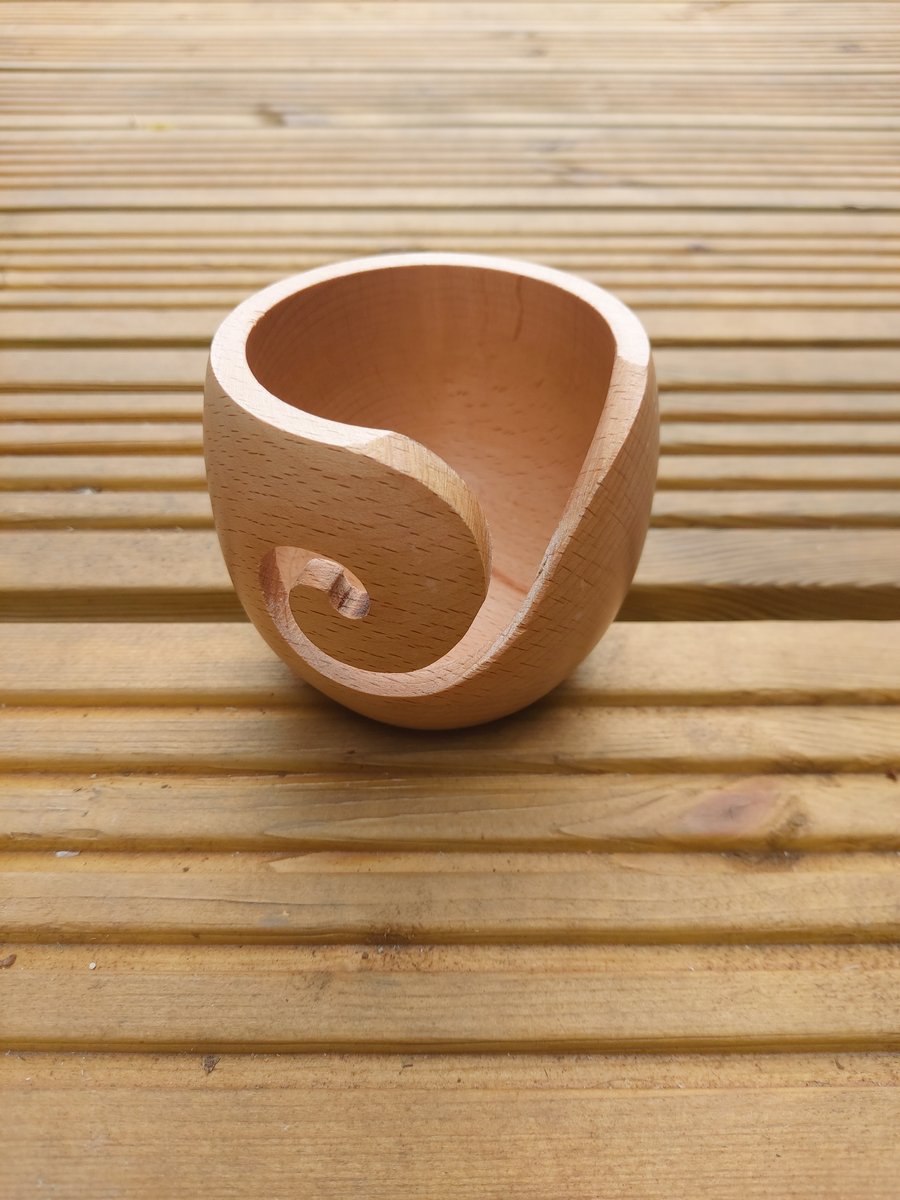 Small -  Wooden Yarn bowl