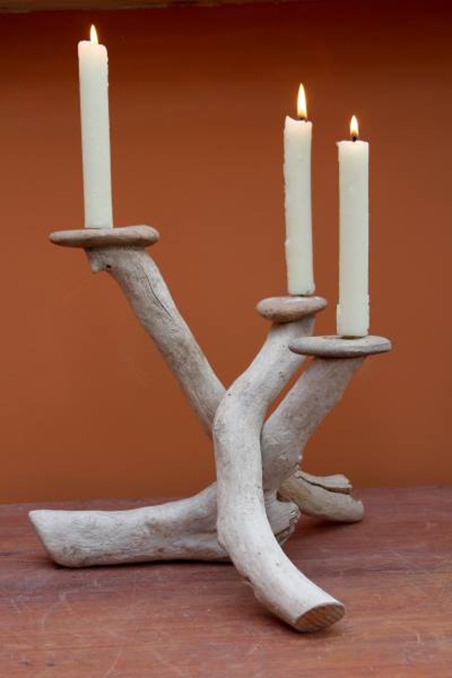 Driftwood Candle holder,Driftwood Candelabra,Driftwood candle stand,Table centre
