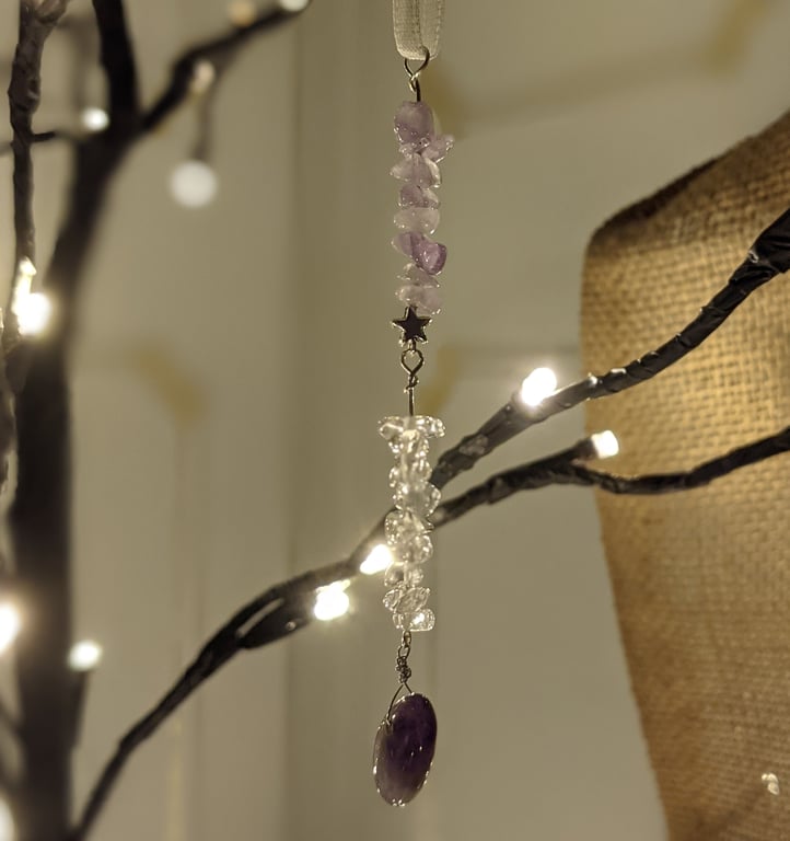 Calming crystals Christmas tree decorations