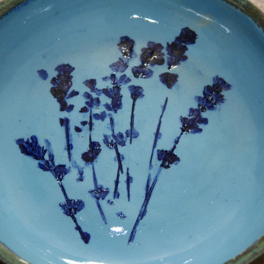 Lavender ceramic bowl