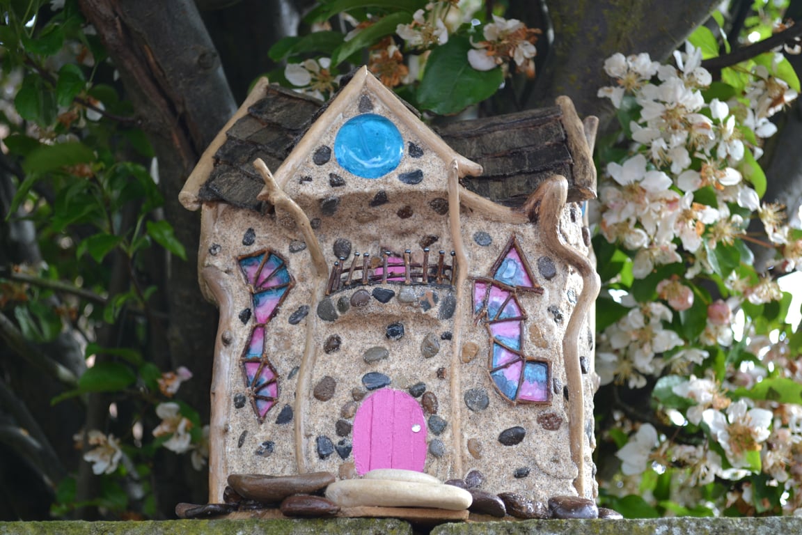 Magical woodland fairy house