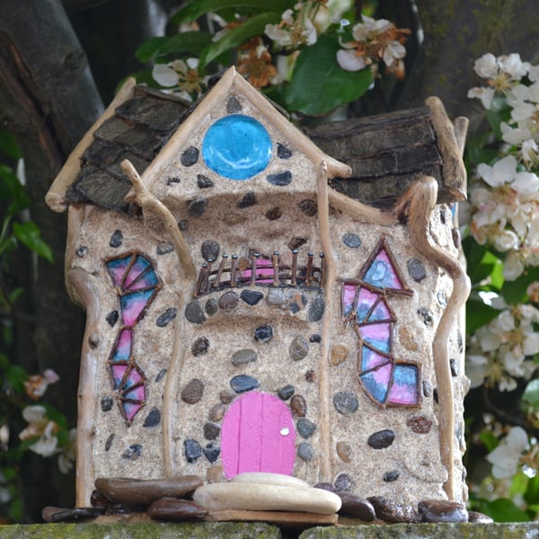 Magical woodland fairy house