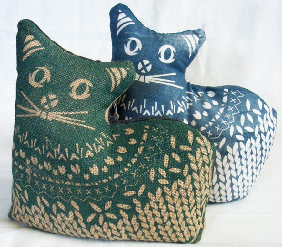 CAT - Screen Printed Doorstop