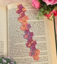 Summer Seconds - Floral Lace Bookmark in Shuttle Tatting