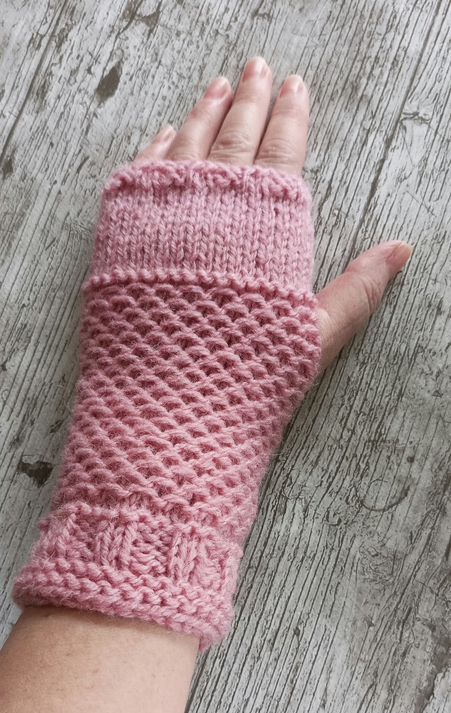 Fingerless gloves, aran knits, womens winter gloves