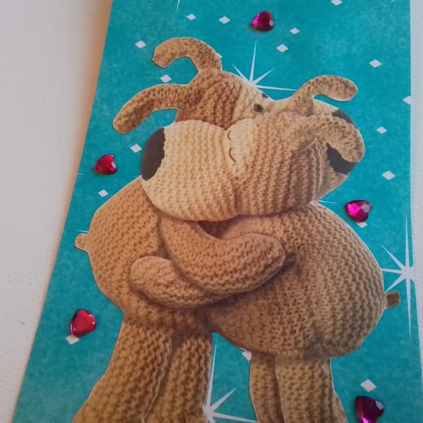 Bottle gift tag. Boofle. CC829