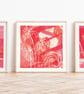 Garden Life 3 Square Art Print - Abstract Moments Collection - Image 4