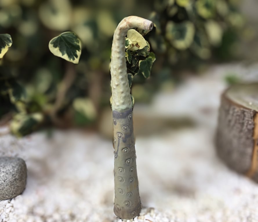 Garden sculpture, ceramic sculpture for indoors or outdoors