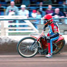 Reading Racers Speedway Motorcycle Action Photograph Print