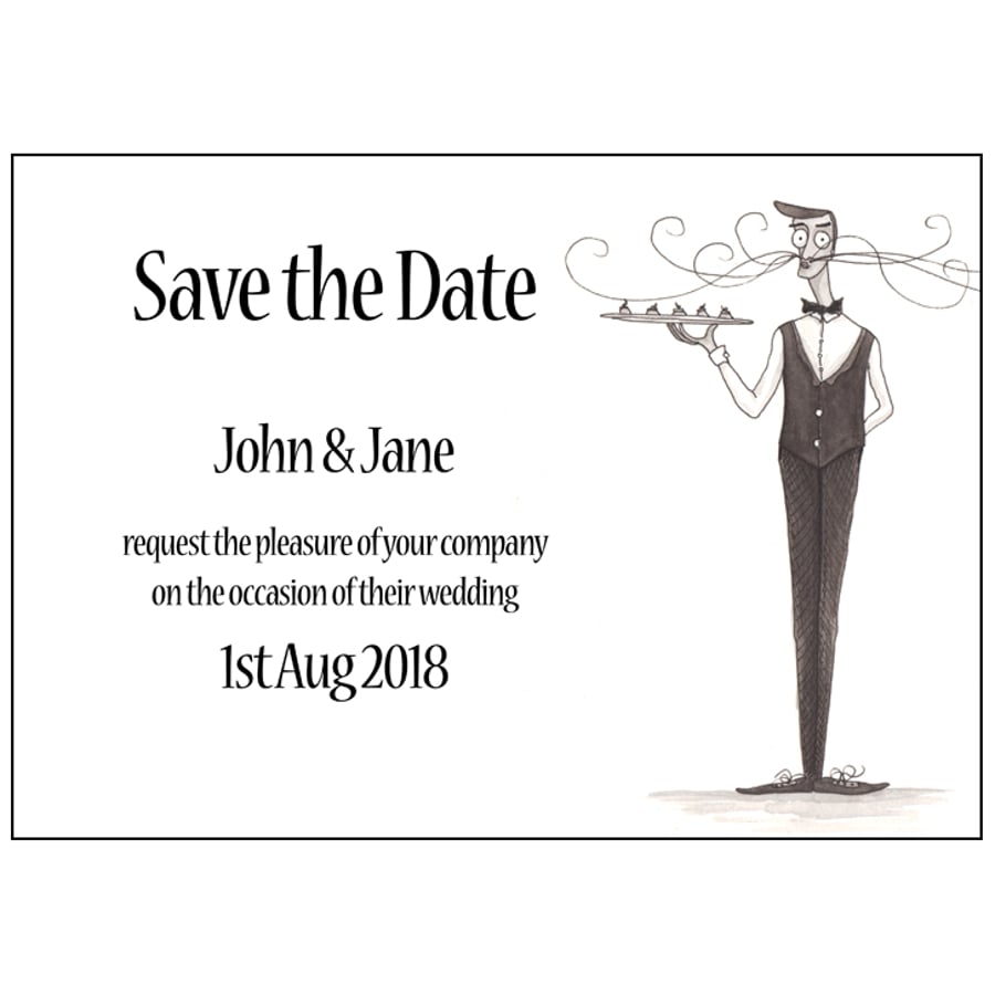 Save the Date Magnets - Canapé anyone?