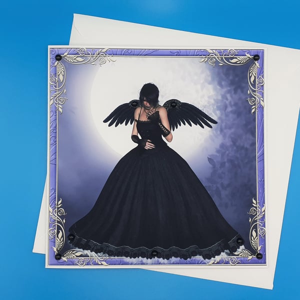 Gothic Birthday Card, Largr