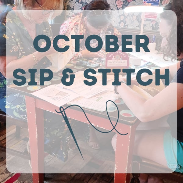 Sip & Stitch OCTOBER – Creative Workshop at Granello Lounge
