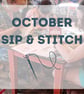Sip & Stitch OCTOBER – Creative Workshop at Granello Lounge