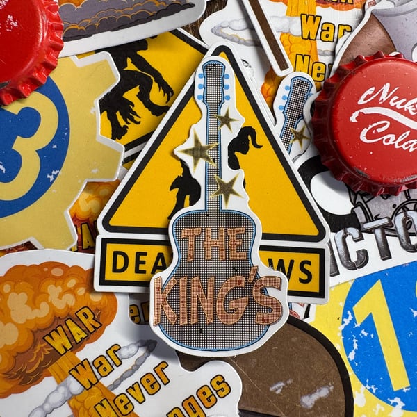 The king's sign: Fallout New Vegas Video Game sticker