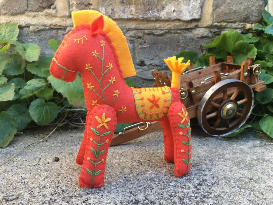 Fizz The Little Hand Embroidered Horse 