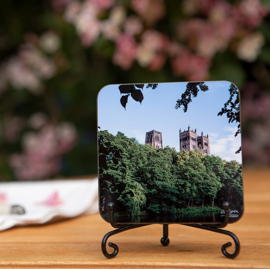 Durham Cathedral Wooden Coaster - Original North East Photo Gifts - Drink Coaste