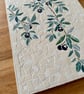 Original Botanical Art - Olive Branch Mosaic Wall Plaque  - Image 7