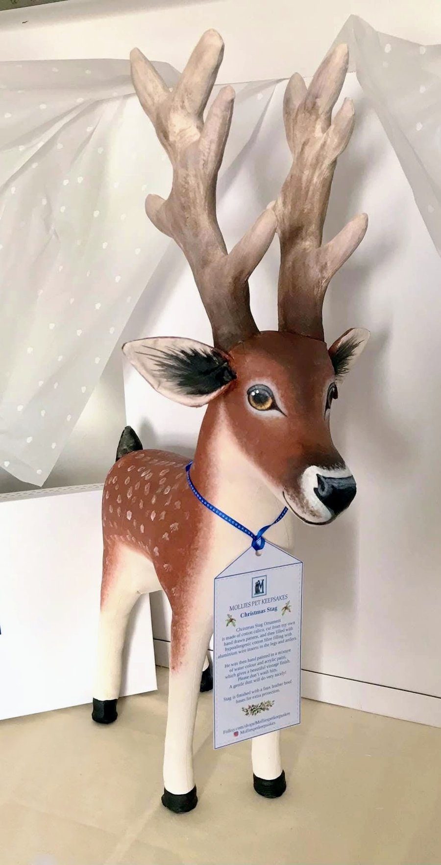 Christmas Stag Ornament 