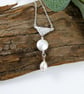 Silver and Pearl Necklace