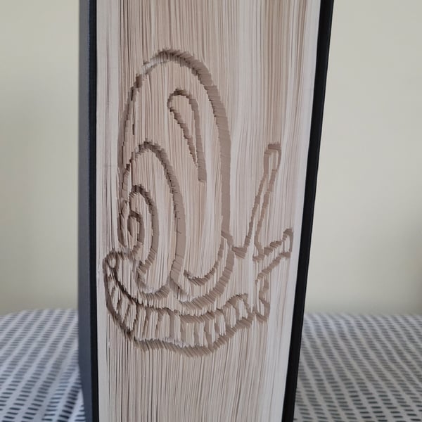 Snail CUT & FOLD Book Folding Pattern - EMAILED PDF PATTERN