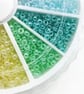 1800 Miyuki Size 11 Pastel Ceylon Seed Beads in a 12 Colour Wheel - Image 4