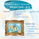 "Harvest Blue" Autumn - Acrylic paining kit