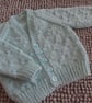 16" Baby Boys Knots V Neck Cardigan