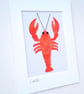 Orange batik 'Lobster' fabric picture - 5x7'' inc mount by CrossParkCrafts - Image 7