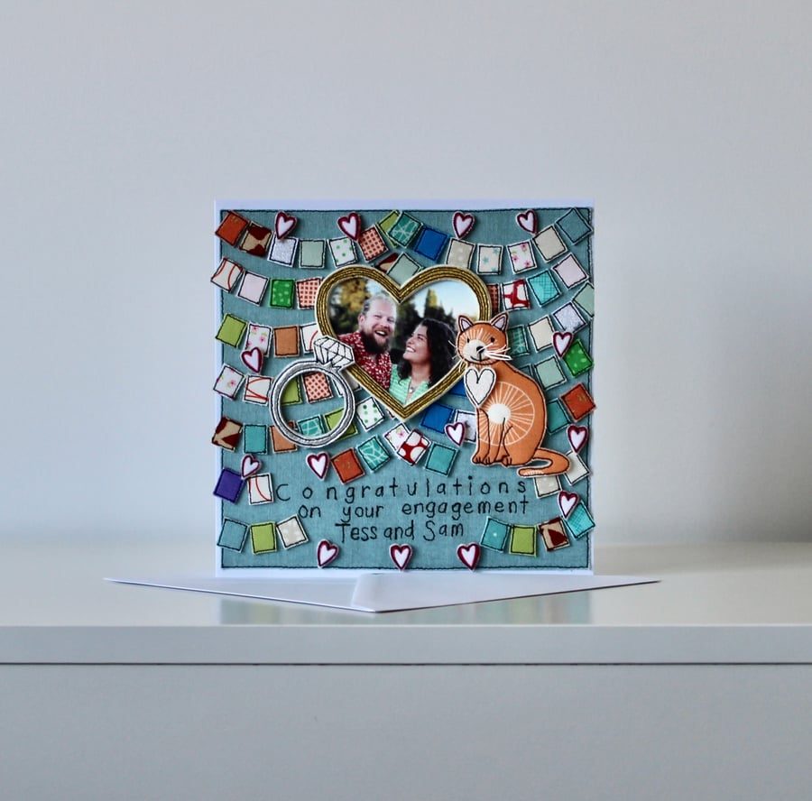  Special Order for Penny - 'Congratulations on your Engagement' - Handmade Card