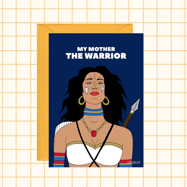 Mother Warrior Mother's Card
